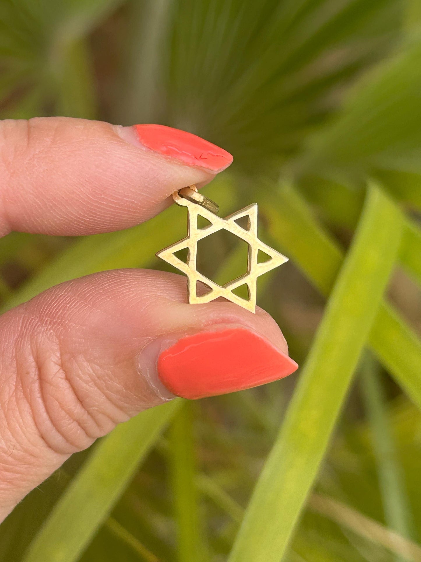 Vintage Star of David Pendant 9 Carat Solid Gold
